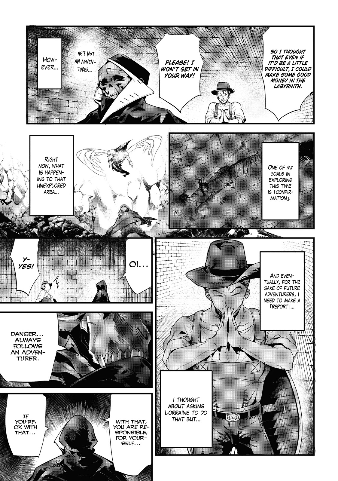 Nozomanu Fushi no Boukensha Chapter 5 page 33 - Chapter 5: Three-Pronged Harpooon