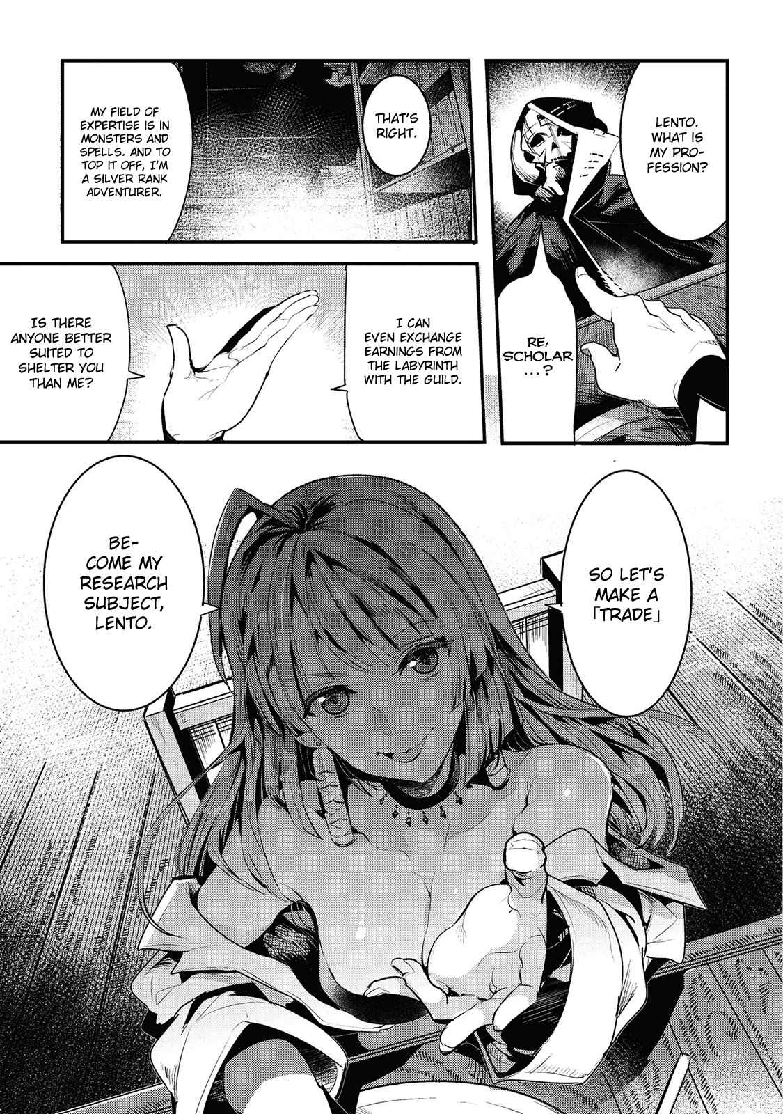 Nozomanu Fushi no Boukensha Chapter 5 page 7 - Chapter 5: Three-Pronged Harpooon