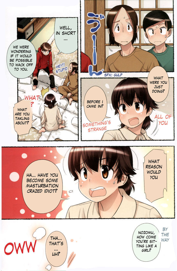 Nozomu Nozomi Chapter 8 page 15 - Chapter 8: One girl among the guys