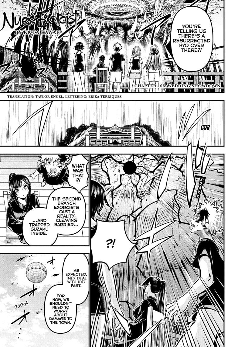 Nue's Exorcist Chapter 106 page 1 - Chapter 106