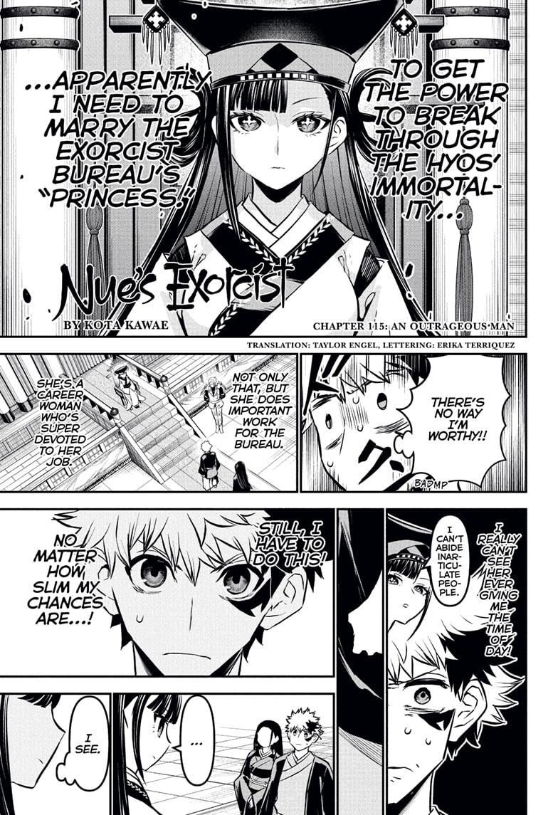 Nue's Exorcist Chapter 115 page 1 - Chapter 115