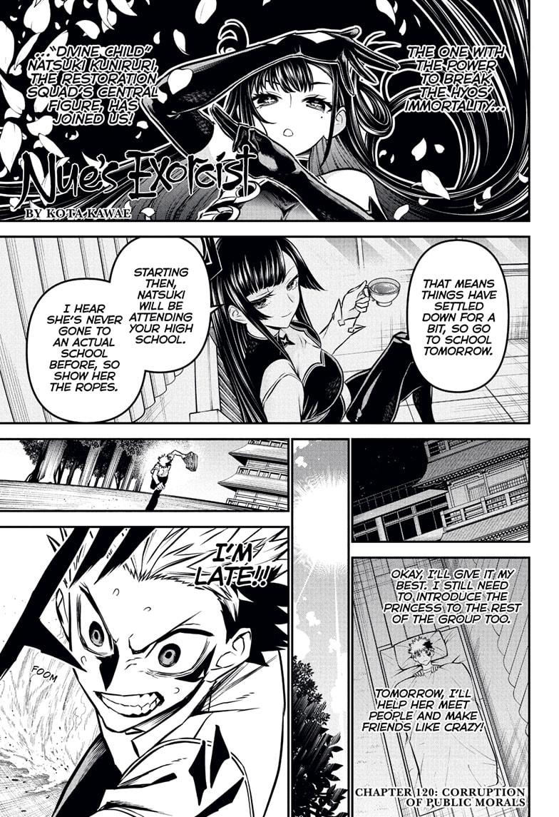 Nue's Exorcist Chapter 120 page 1 - Chapter 120