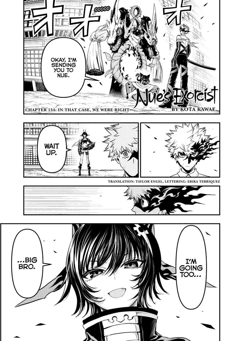 Nue's Exorcist Chapter 154 page 1 - Chapter 154