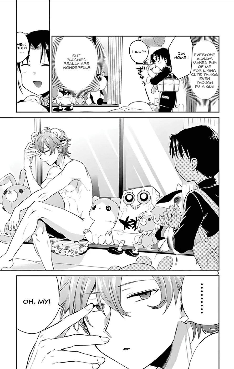 Nuigurumi Kurasshu Chapter 2 page 3 - Chapter 2: Plushie Imbalance