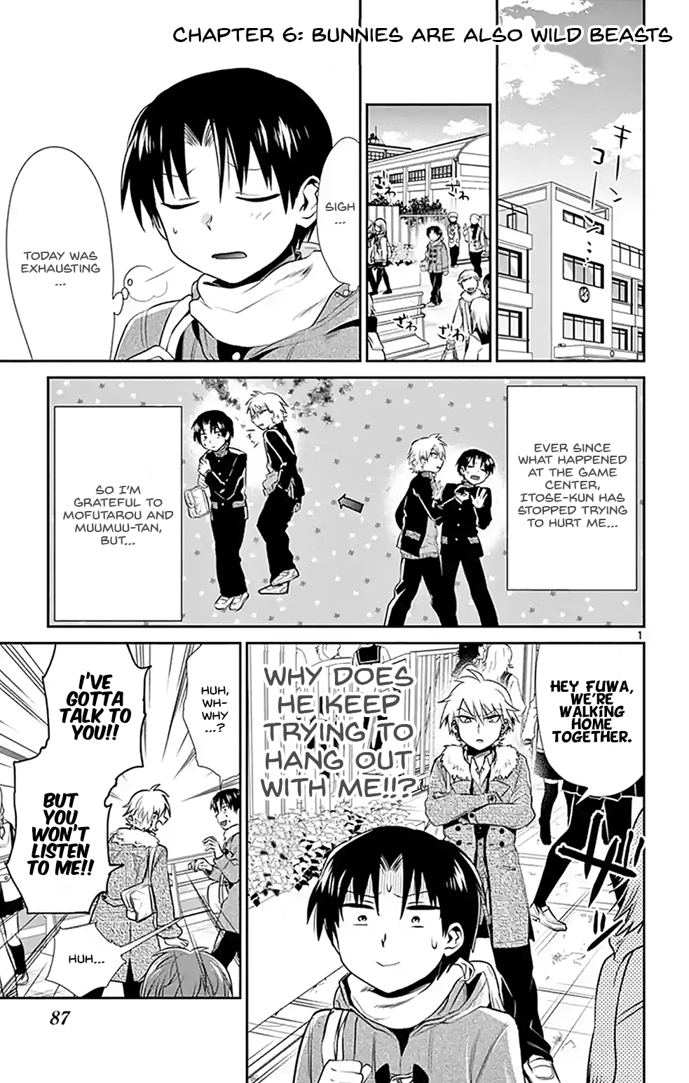 Nuigurumi Kurasshu Chapter 6 page 1 - Chapter 6: Bunnies are also Wild Beasts