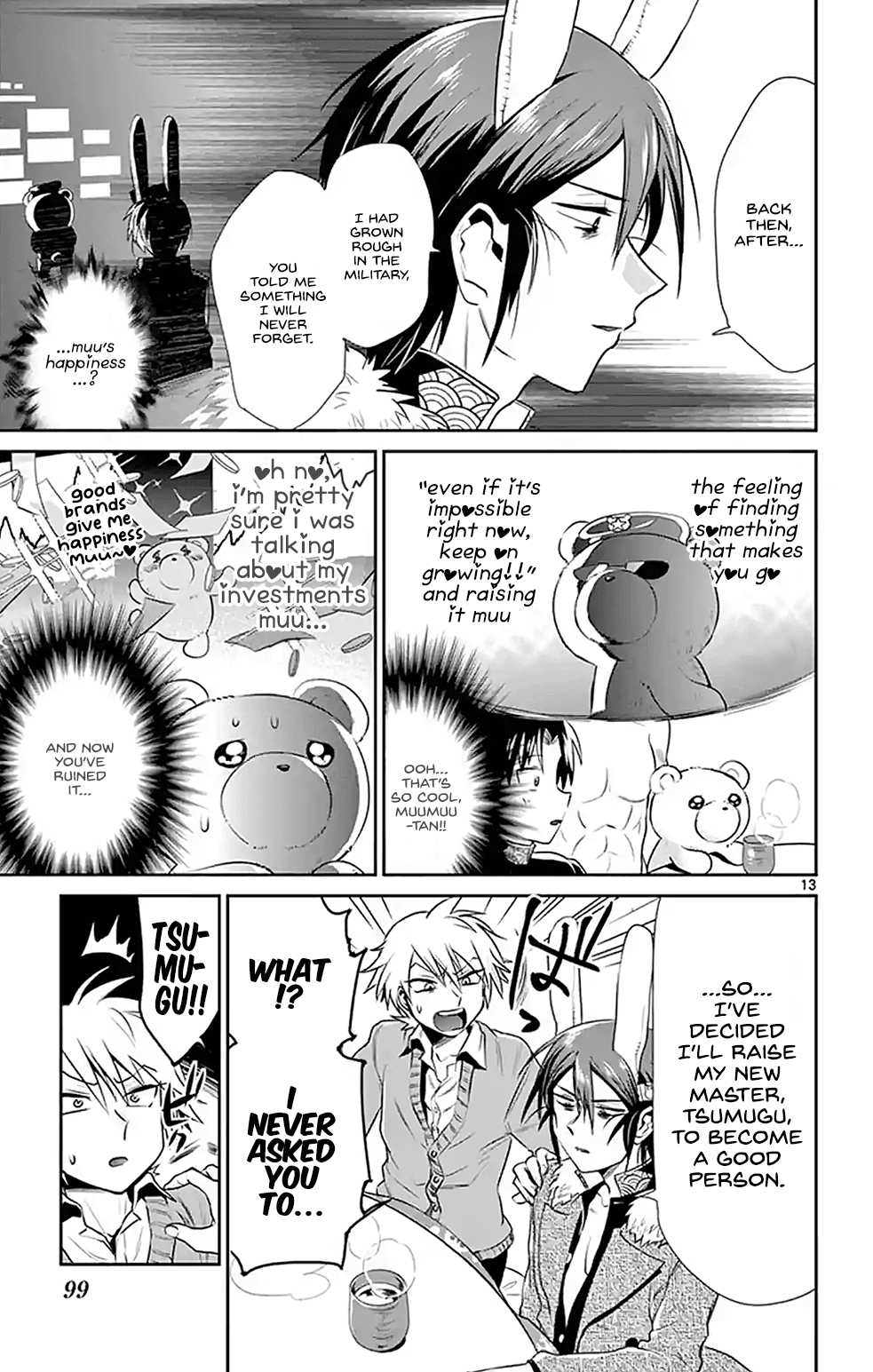 Nuigurumi Kurasshu Chapter 6 page 13 - Chapter 6: Bunnies are also Wild Beasts