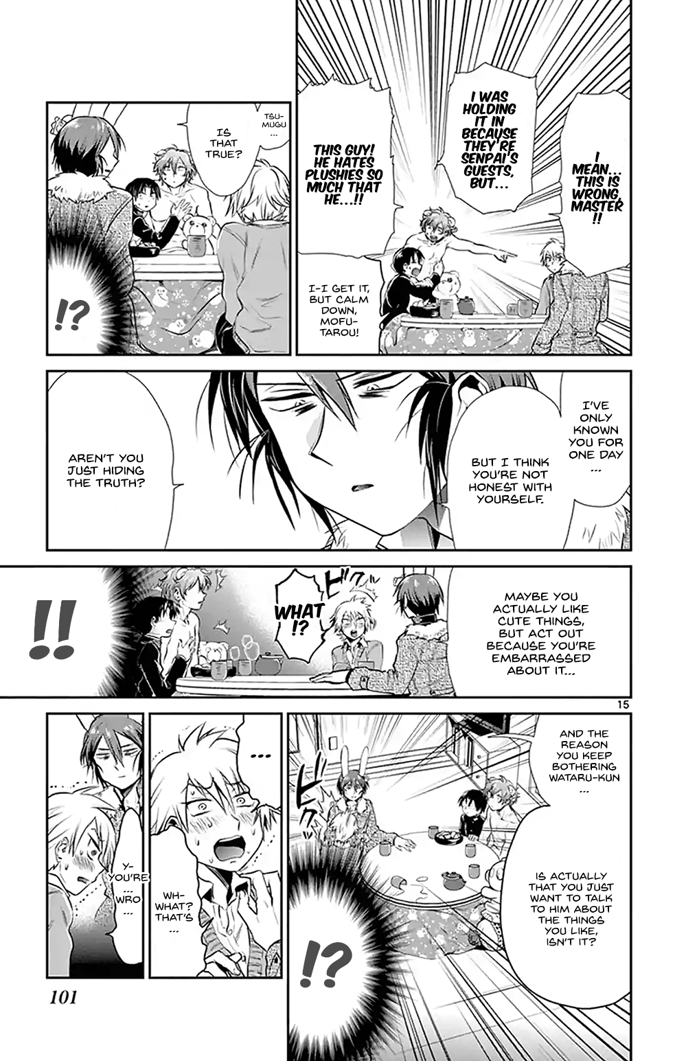 Nuigurumi Kurasshu Chapter 6 page 15 - Chapter 6: Bunnies are also Wild Beasts