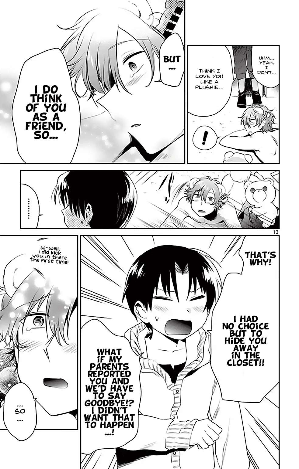 Nuigurumi Kurasshu Chapter 8 page 13 - Chapter 8: The Grass Is Actually Softer on the Other Side