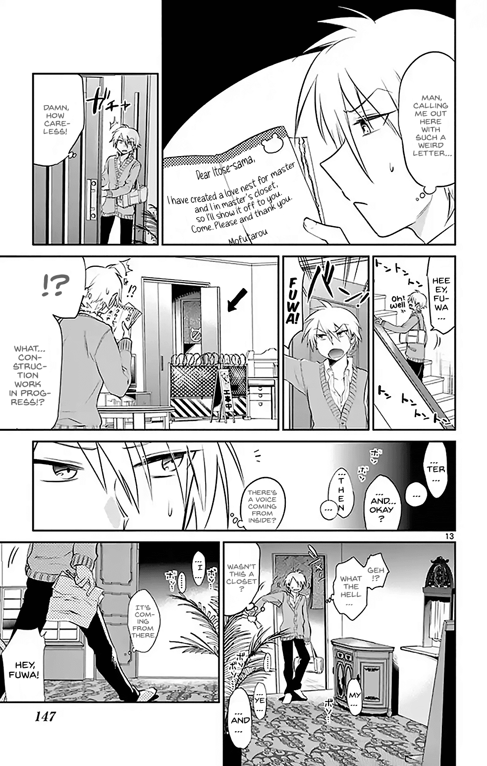 Nuigurumi Kurasshu Chapter 9 page 13 - Chapter 9: Sparklingly Piercing Your Heart From the Entertainment District