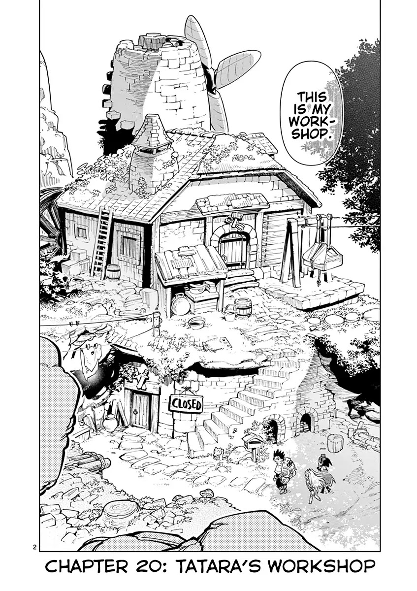 Nukenai Seiken-chan Chapter 20 page 2 - Chapter 20: Tatara's Workshop
