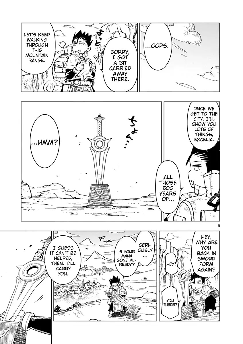 Nukenai Seiken-chan Chapter 4 page 9 - Chapter 4: The Famous Hero's Statue