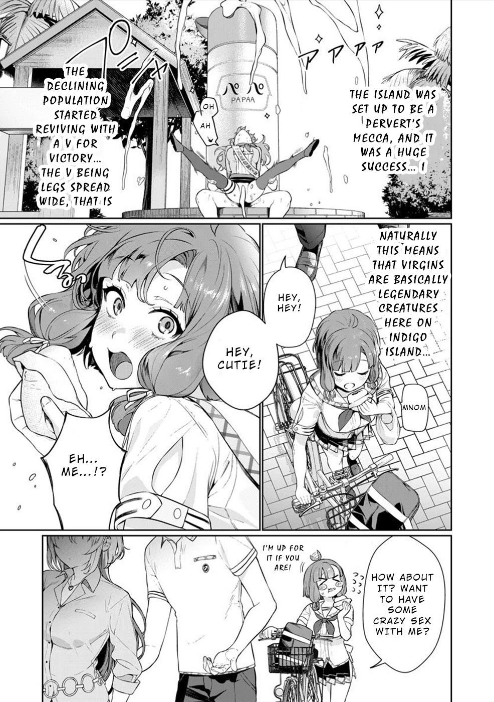Nukita L - I live on an island straight from a fap game, what on earth should I do? Chapter 1 page 15 - Chapter 1: The Sex-Crazed Island