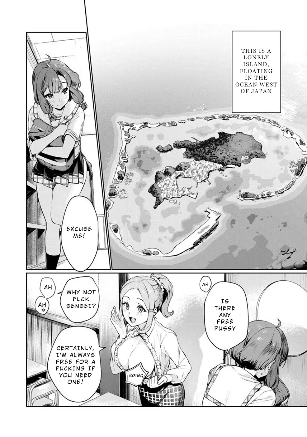 Nukita L - I live on an island straight from a fap game, what on earth should I do? Chapter 1 page 6 - Chapter 1: The Sex-Crazed Island