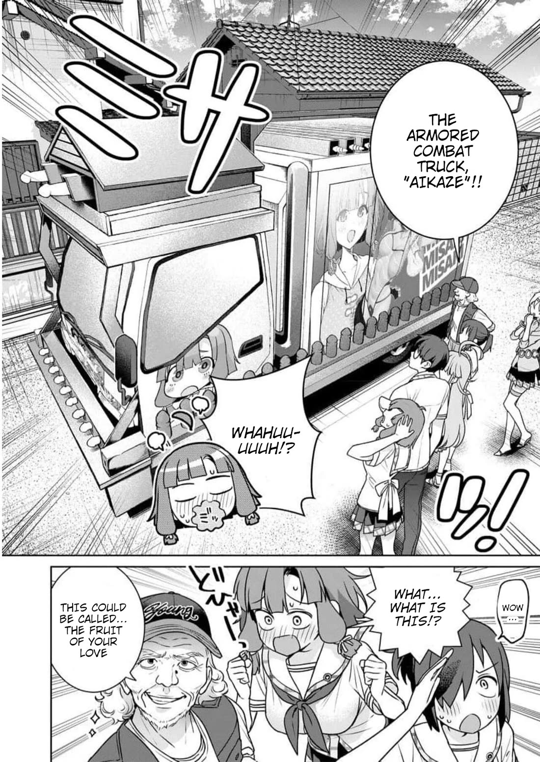 Nukita L - I live on an island straight from a fap game, what on earth should I do? Chapter 24 page 22 - Chapter 24: Barelling in! Out of Nowhere! The Type 1919 Armored Combat Truck Aikaze!!