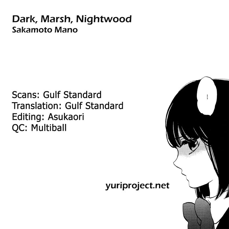 Numa, Kurayama, Yoru no Mori Chapter 4 page 1 - Chapter 4 : Dark, Marsh, Nightwood