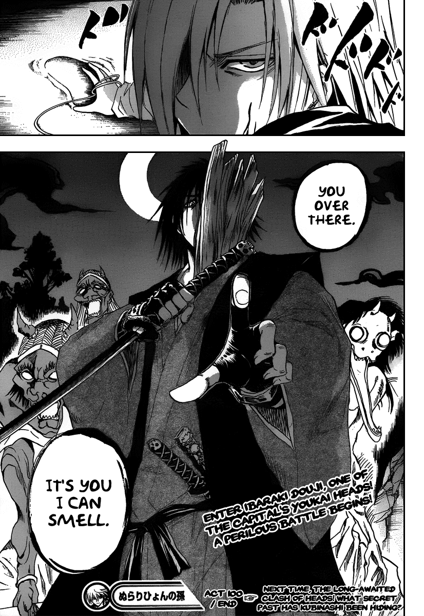 Nurarihyon no Mago Chapter 100 page 19 - Chapter 100: The Scent of Blood