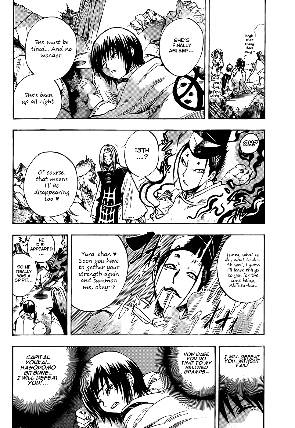 Nurarihyon no Mago Chapter 108 page 13 - Chapter 108: The Sacred Act of Wearing a Hyakki