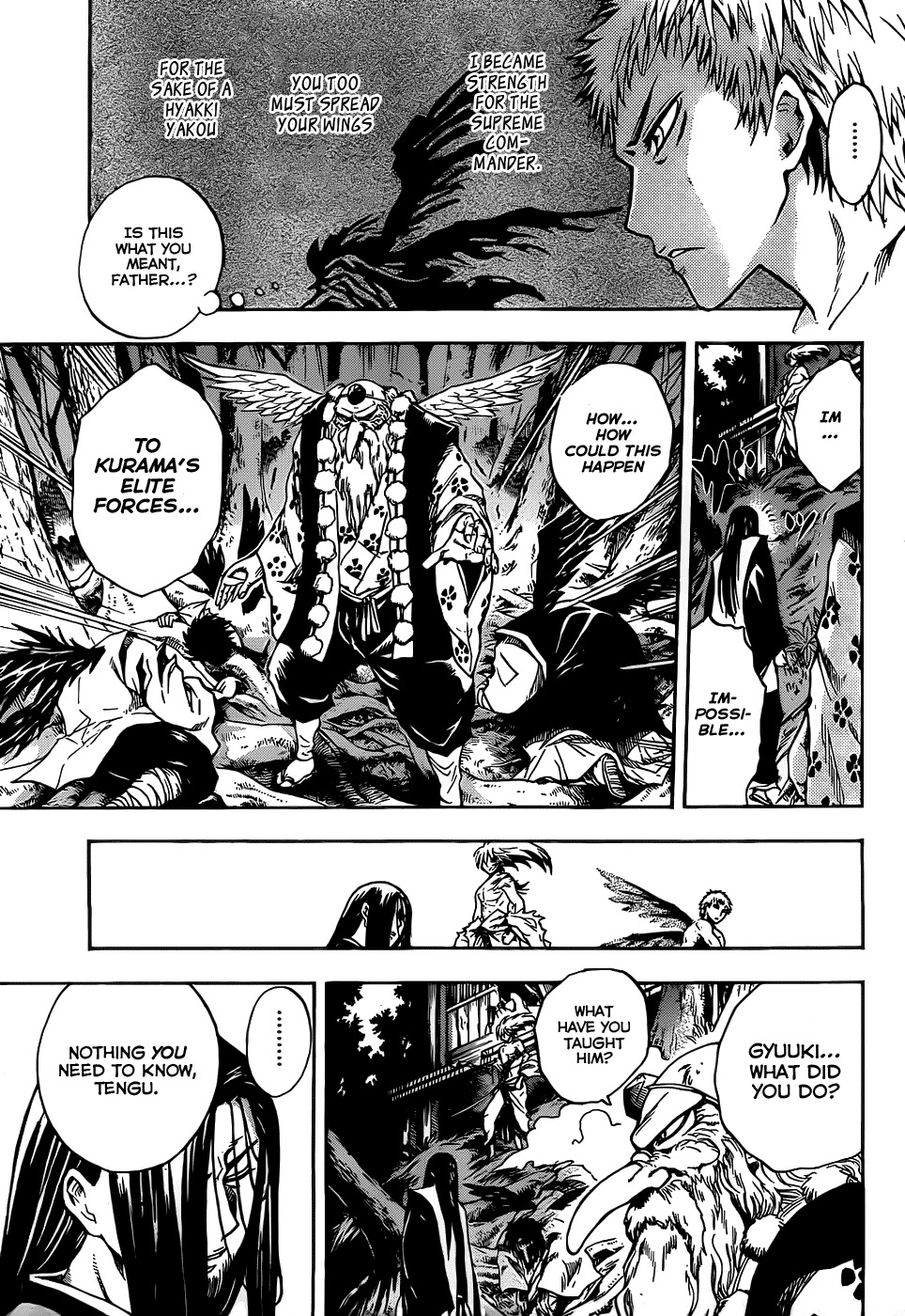 Nurarihyon no Mago Chapter 108 page 4 - Chapter 108: The Sacred Act of Wearing a Hyakki