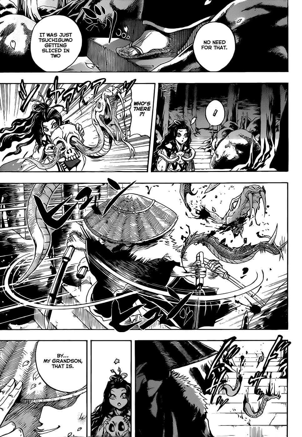 Nurarihyon no Mago Chapter 114 page 15 - Chapter 114: Bonds Across His Back