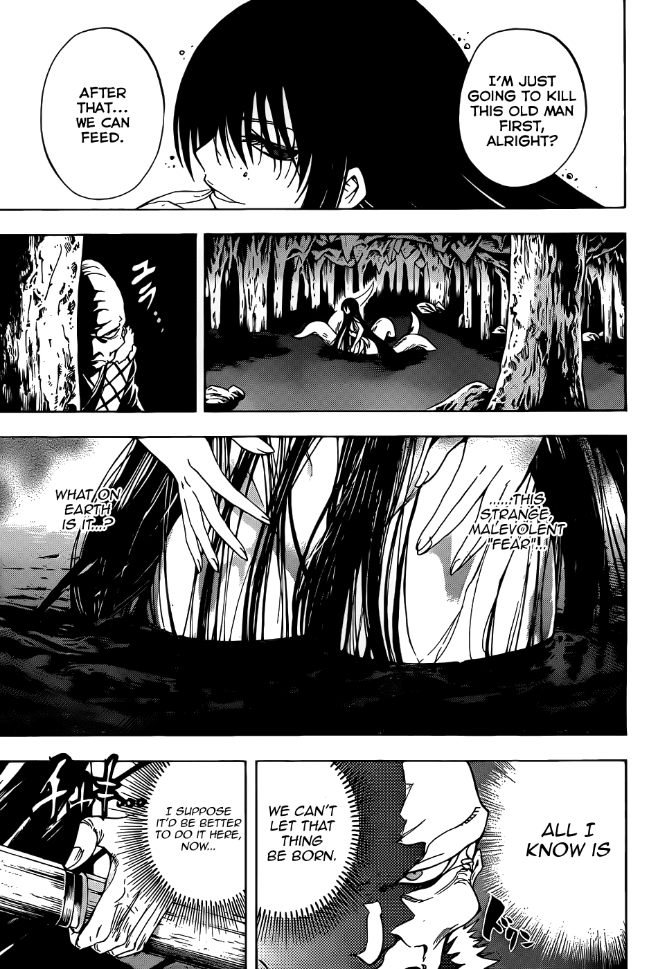 Nurarihyon no Mago Chapter 116 page 5 - Chapter 116: Foetal Movements