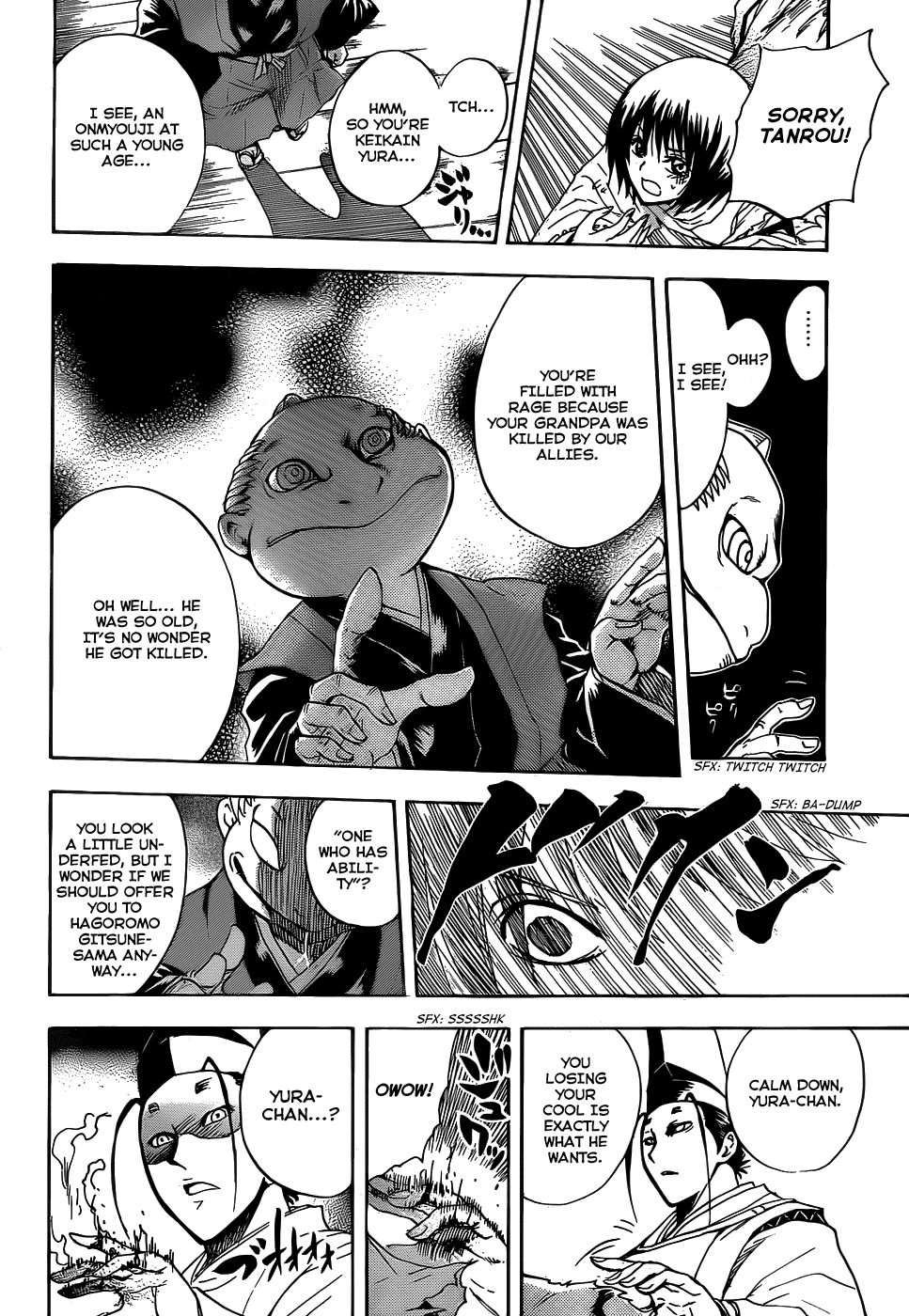 Nurarihyon no Mago Chapter 118 page 12 - Chapter 118: Satori and Oni Hitokuchi