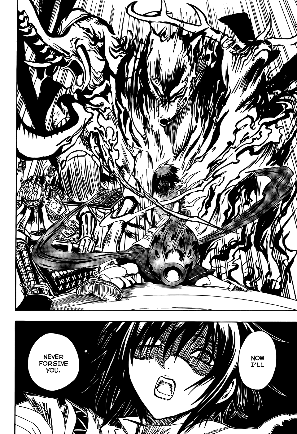 Nurarihyon no Mago Chapter 118 page 14 - Chapter 118: Satori and Oni Hitokuchi
