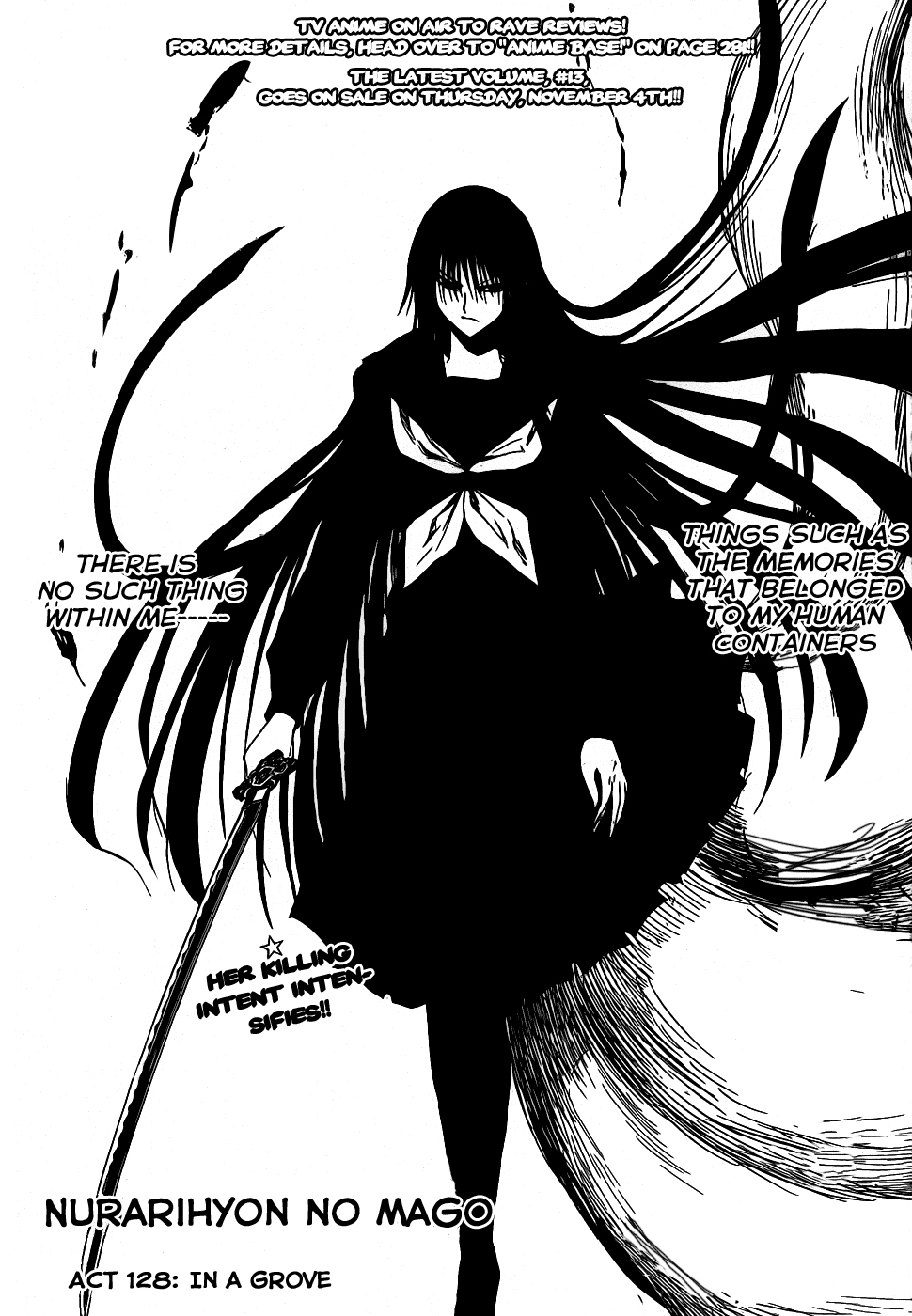 Nurarihyon no Mago Chapter 128 page 3 - Chapter 128: In a Grove