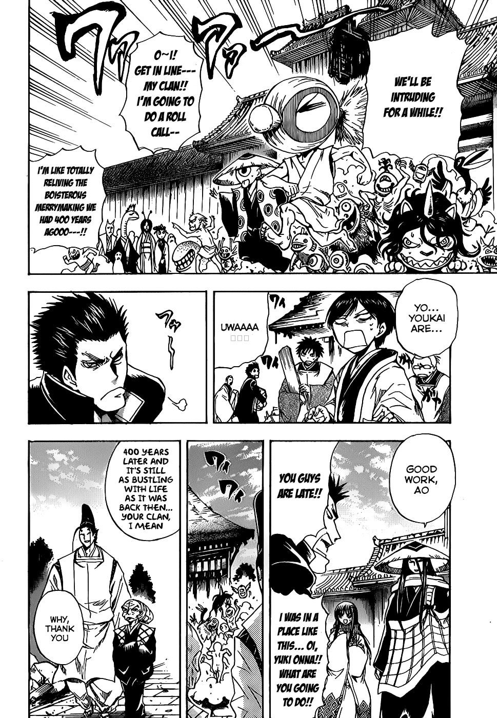 Nurarihyon no Mago Chapter 134 page 10 - Chapter 134: Rikuo Makes a Declaration
