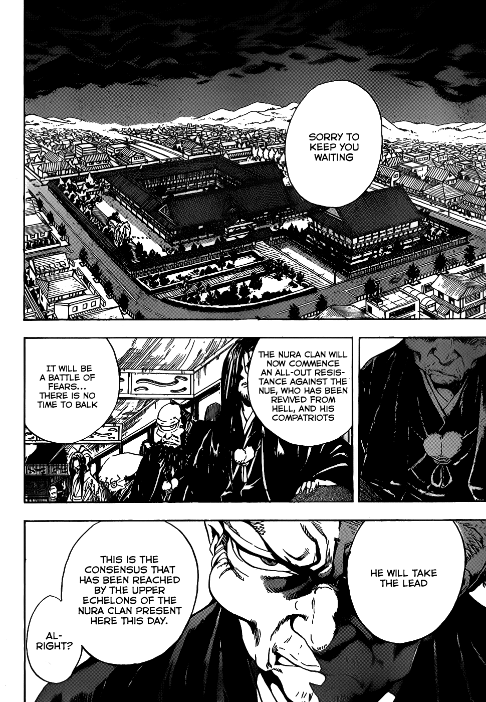 Nurarihyon no Mago Chapter 134 page 16 - Chapter 134: Rikuo Makes a Declaration