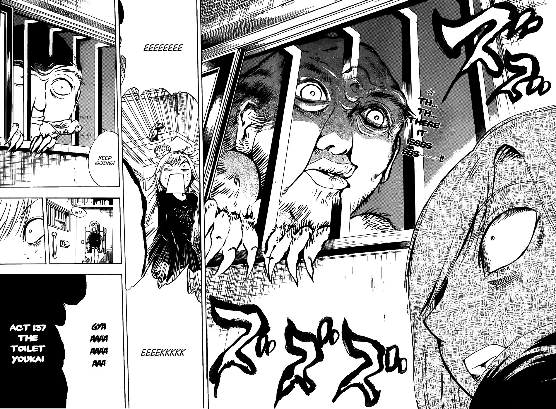 Nurarihyon no Mago Chapter 137 page 6 - Chapter 137: The Toilet Youkai