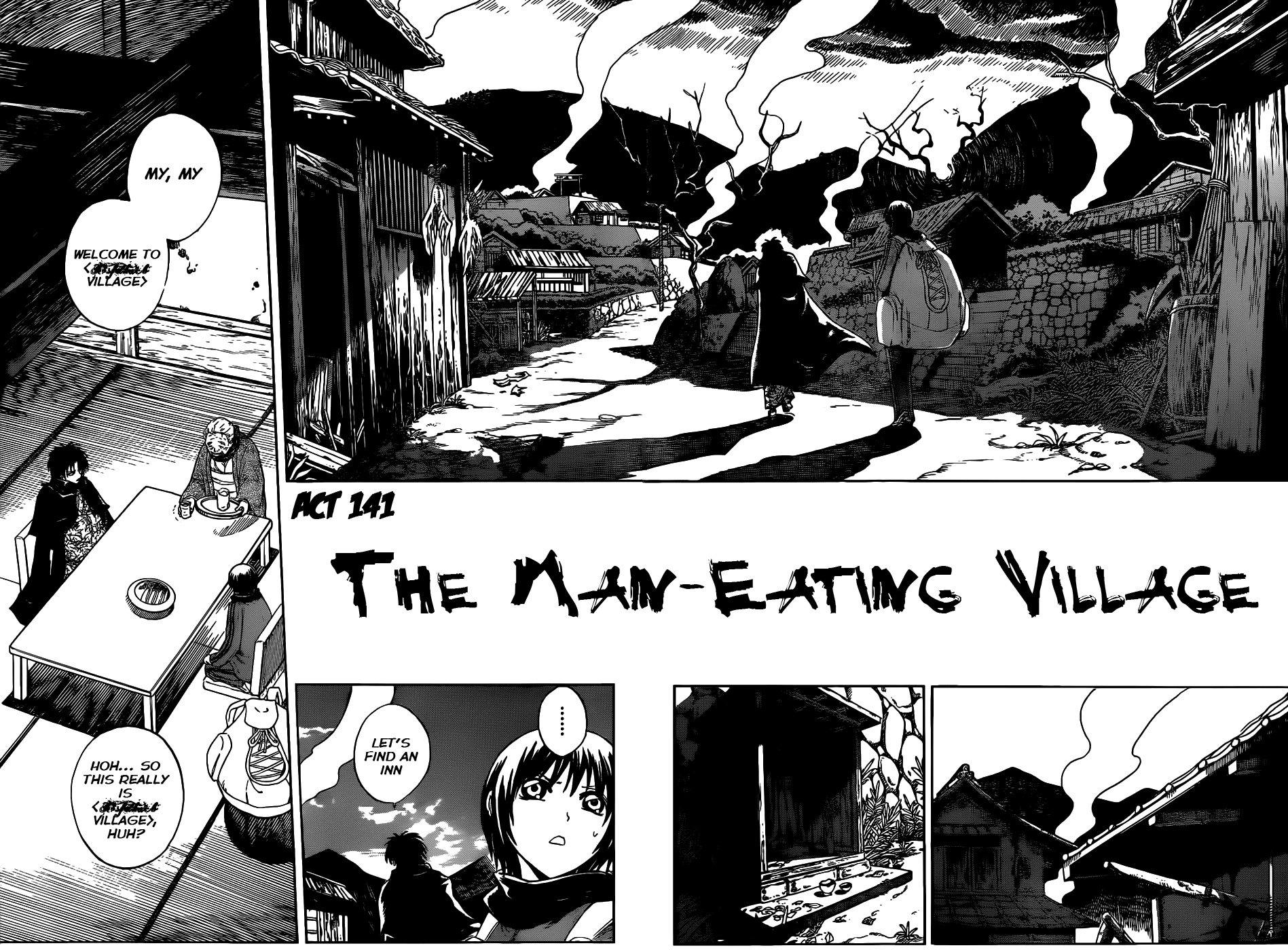 Nurarihyon no Mago Chapter 141 page 16 - Chapter 141: The People Eating Village