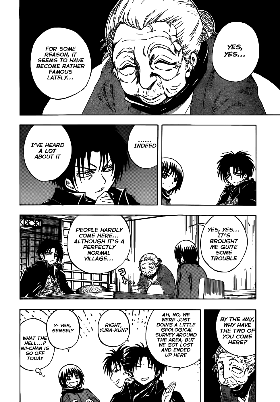 Nurarihyon no Mago Chapter 141 page 17 - Chapter 141: The People Eating Village