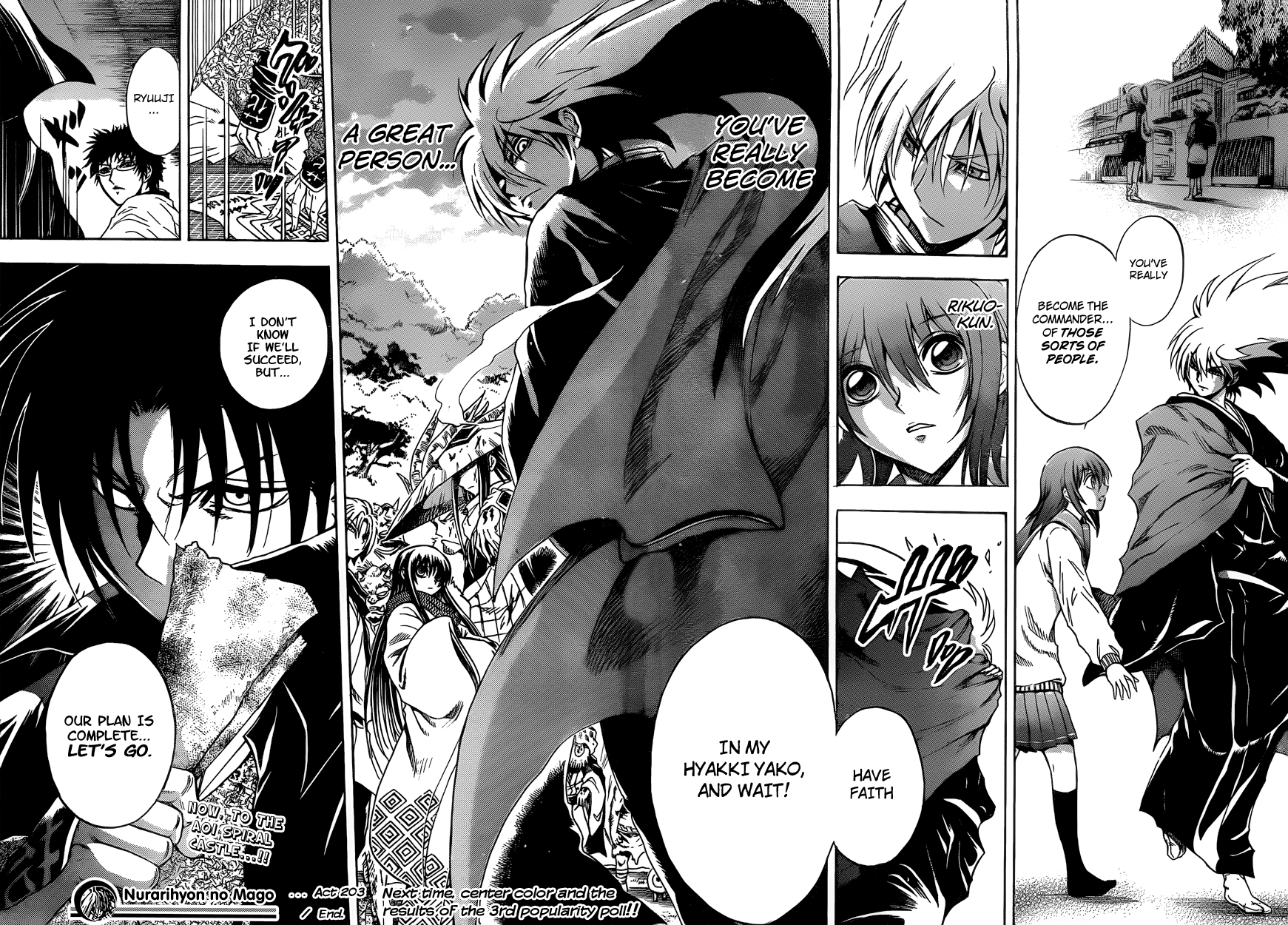 Nurarihyon no Mago Chapter 203 page 19 - Chapter 203: The Night Before The Assault