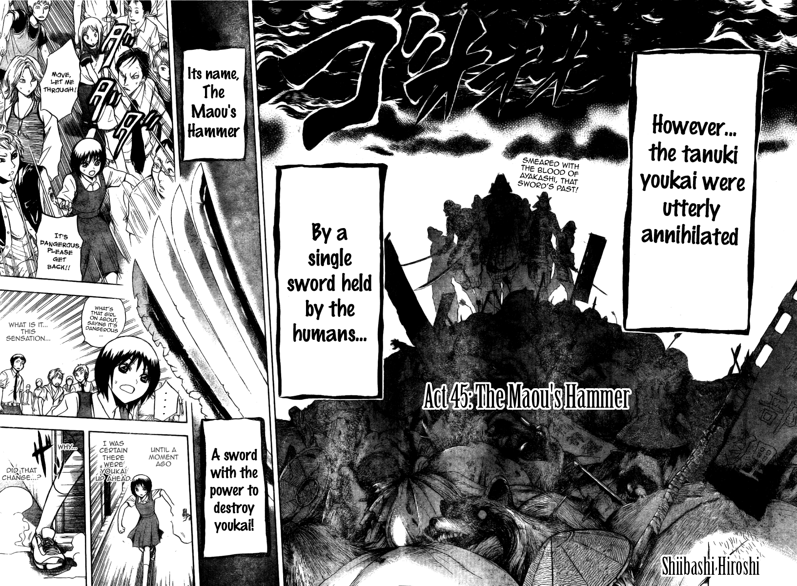 Nurarihyon no Mago Chapter 45 page 2 - Chapter 45: The Maou's Hammer