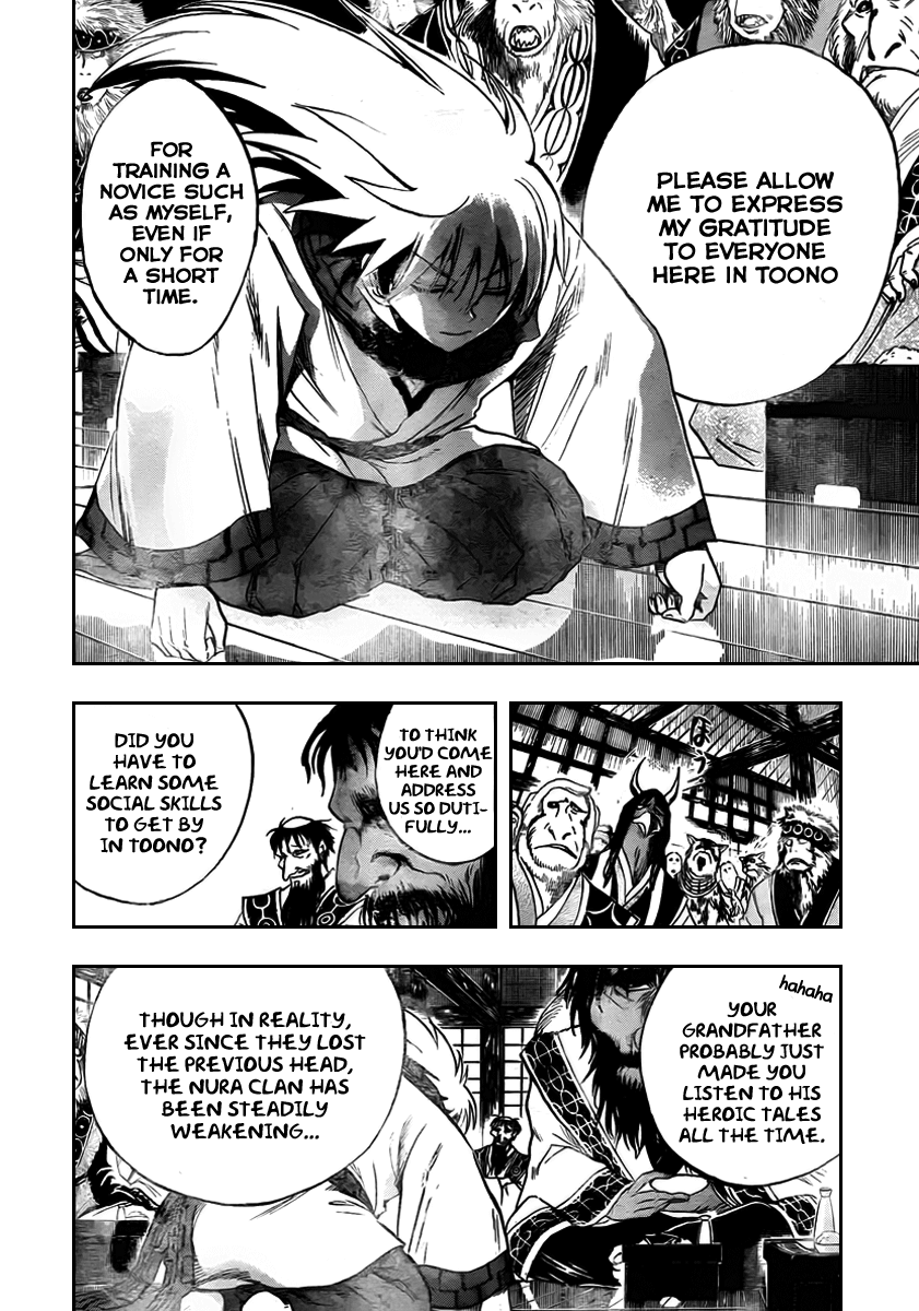 Nurarihyon no Mago Chapter 76 page 7 - Chapter 76: Leaving Toono!!