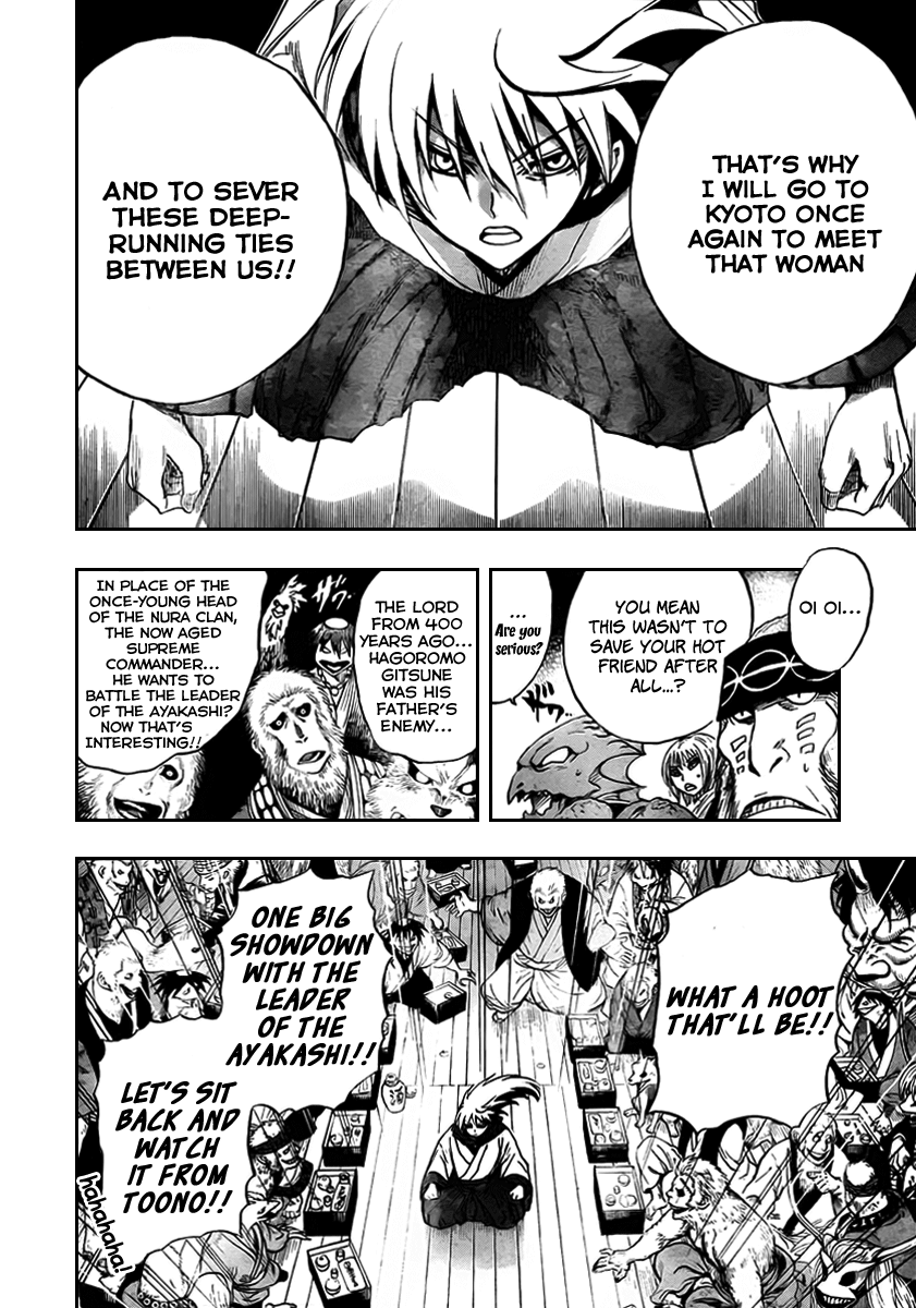 Nurarihyon no Mago Chapter 76 page 9 - Chapter 76: Leaving Toono!!