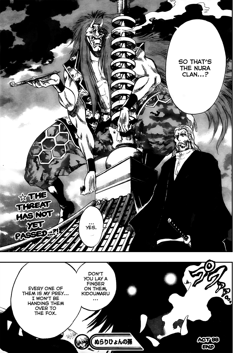 Nurarihyon no Mago Chapter 88 page 20 - Chapter 88: Shot Down
