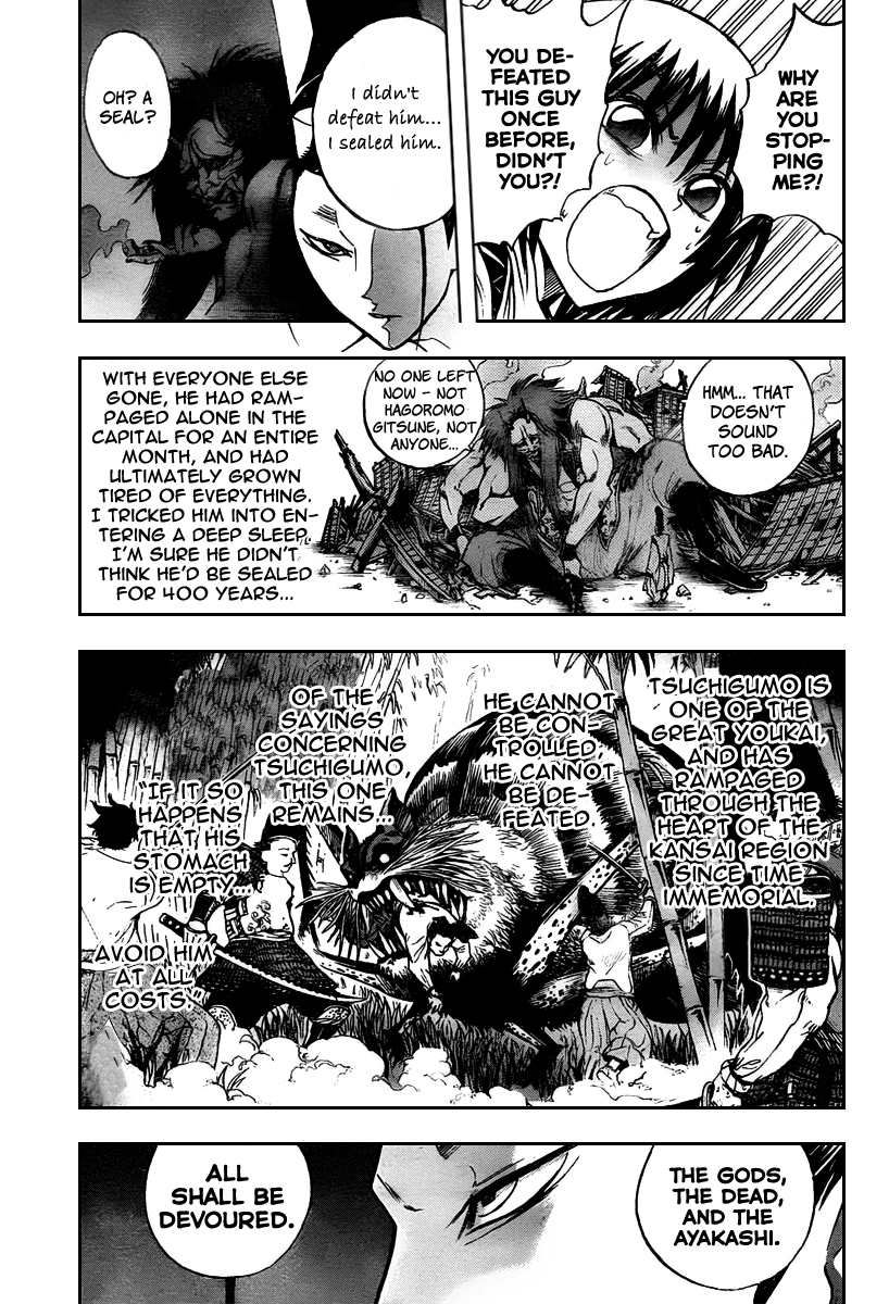 Nurarihyon no Mago Chapter 95 page 11 - Chapter 95: Tsuchigumo