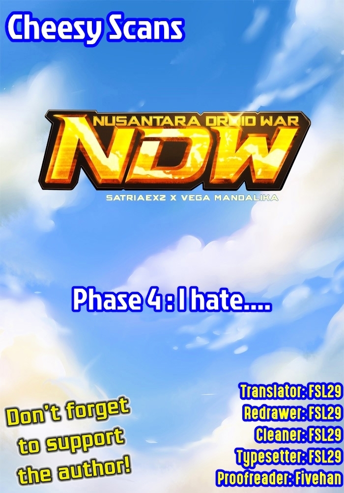 Nusantara Droid War Chapter 4 page 1 - Chapter 4 : I hate...