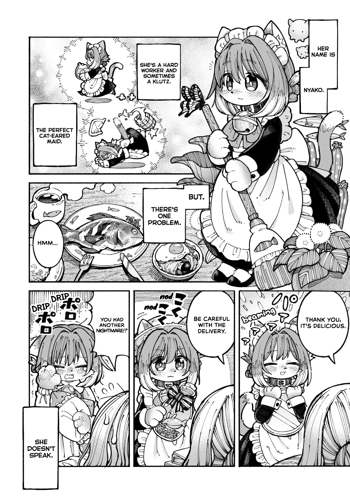 Nyako and Professor Chapter 1 page 2 - Chapter 1: Adding "Nya"