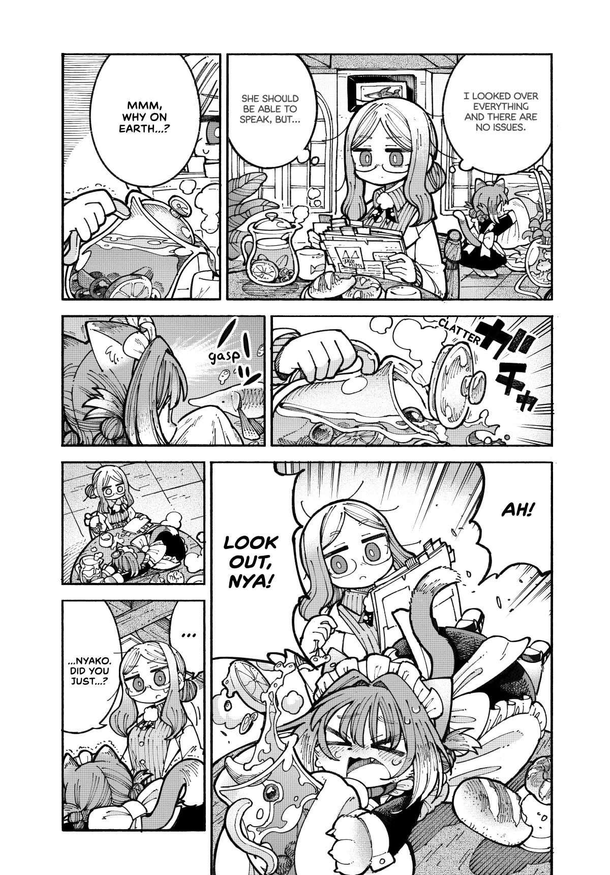 Nyako and Professor Chapter 1 page 3 - Chapter 1: Adding "Nya"