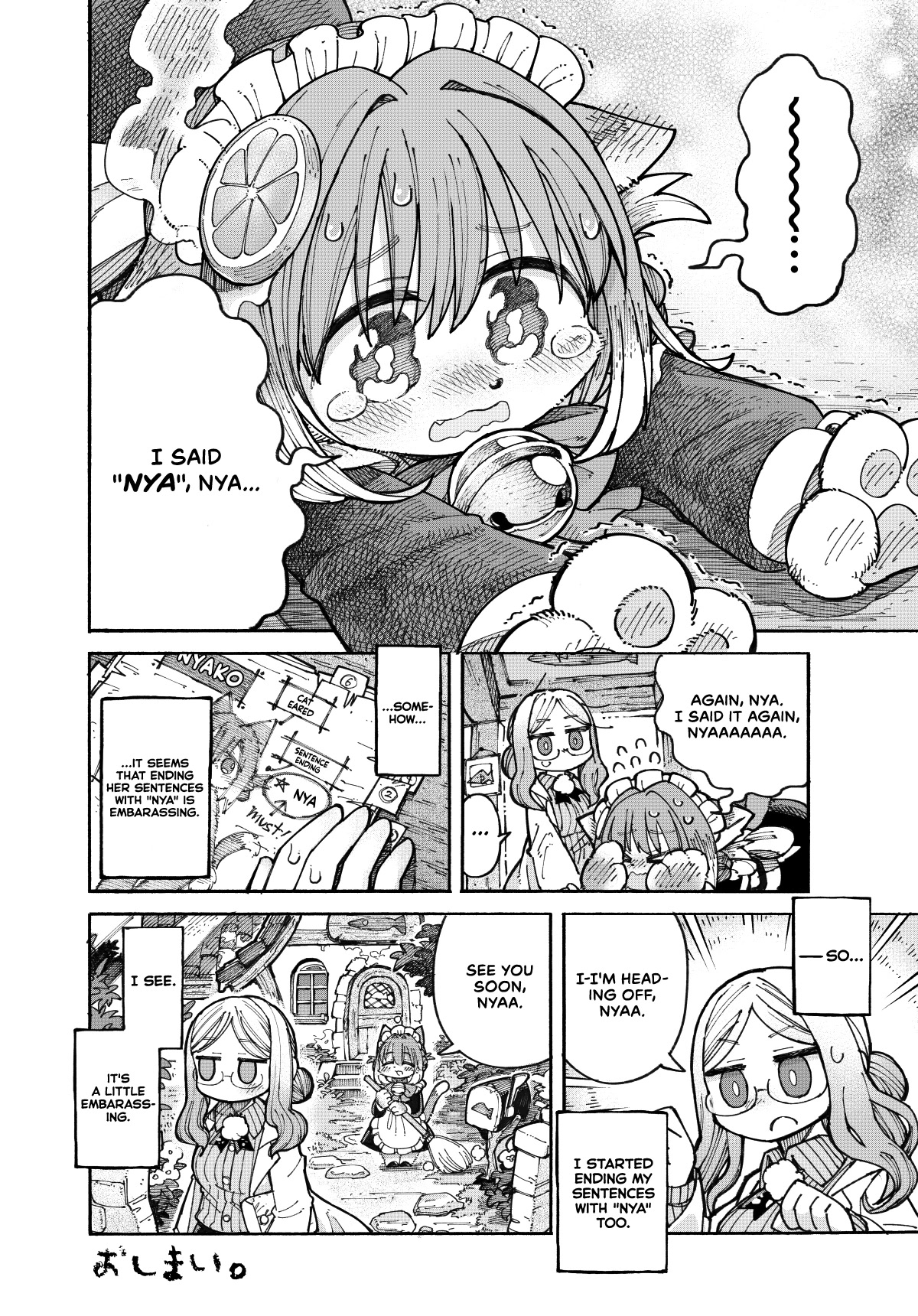 Nyako and Professor Chapter 1 page 4 - Chapter 1: Adding "Nya"