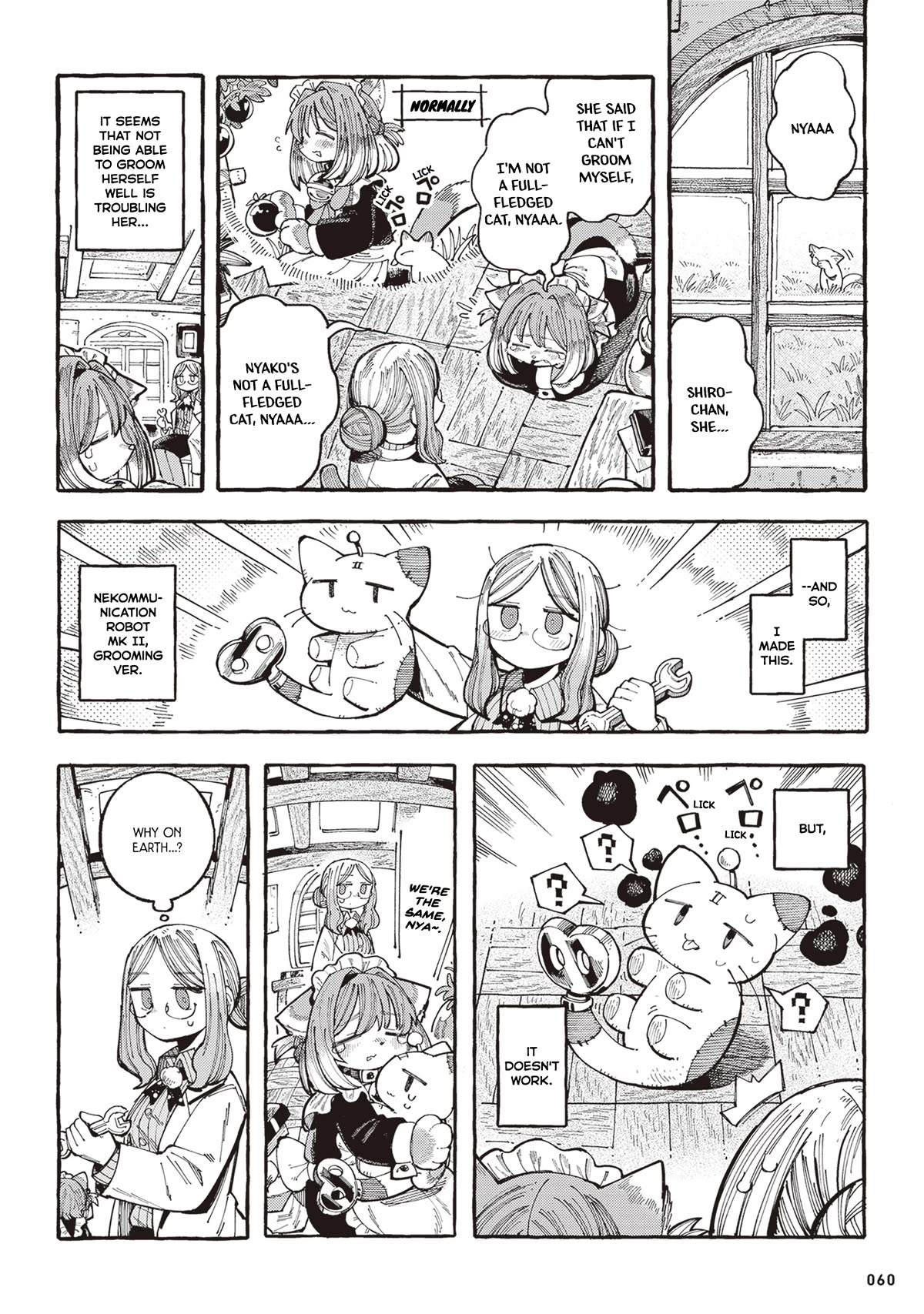 Nyako and Professor Chapter 13 page 2 - Chapter 13: Grooming, Nya