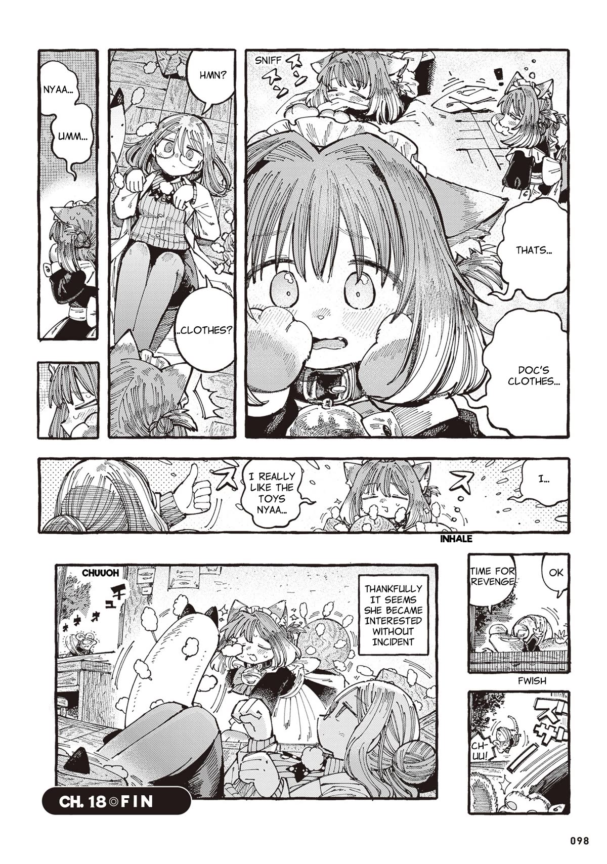 Nyako and Professor Chapter 18 page 4 - Chapter 18: Hunting Instincts Nyaa