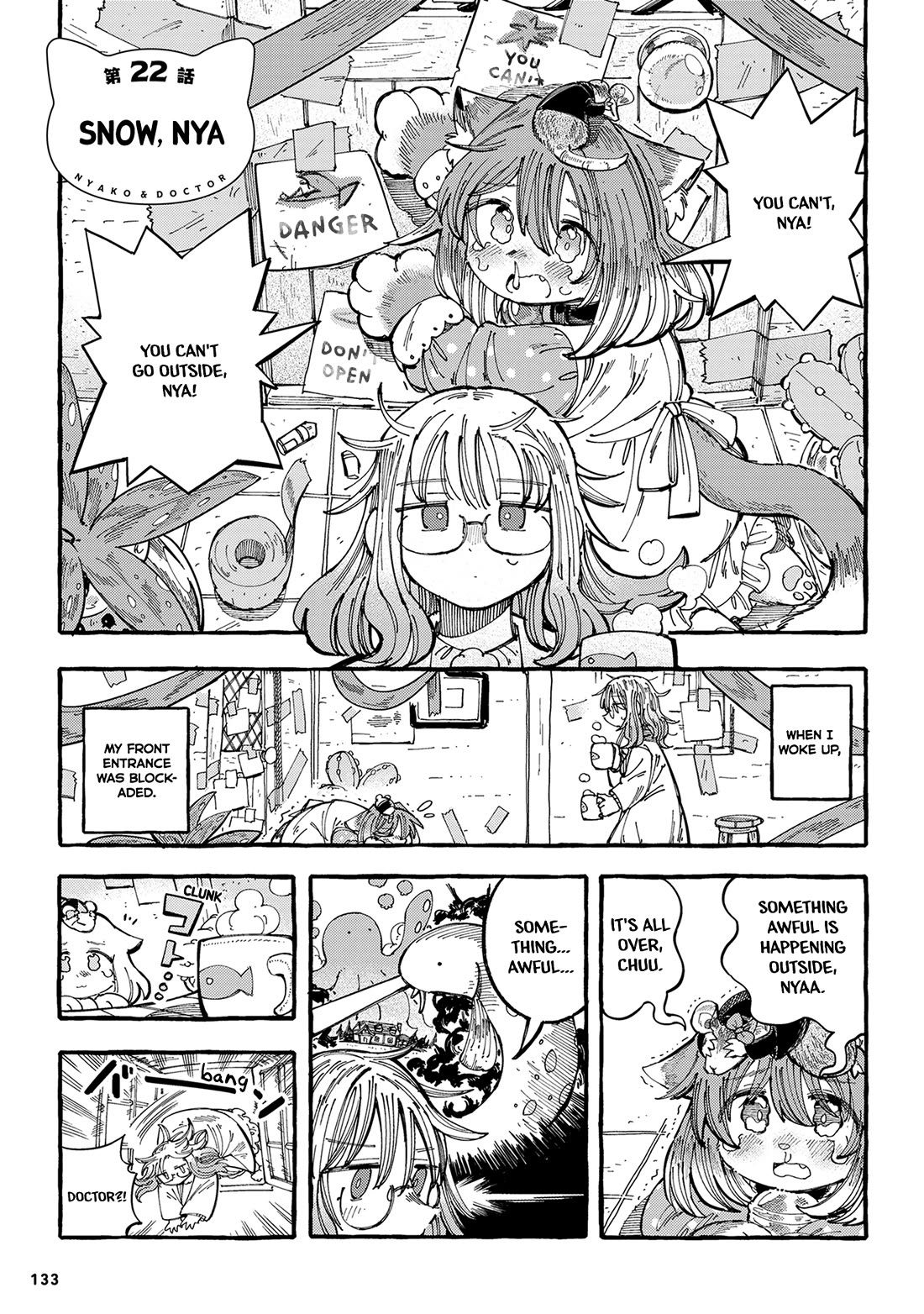 Nyako and Professor Chapter 22 page 1 - Chapter 22: Snow, Nya