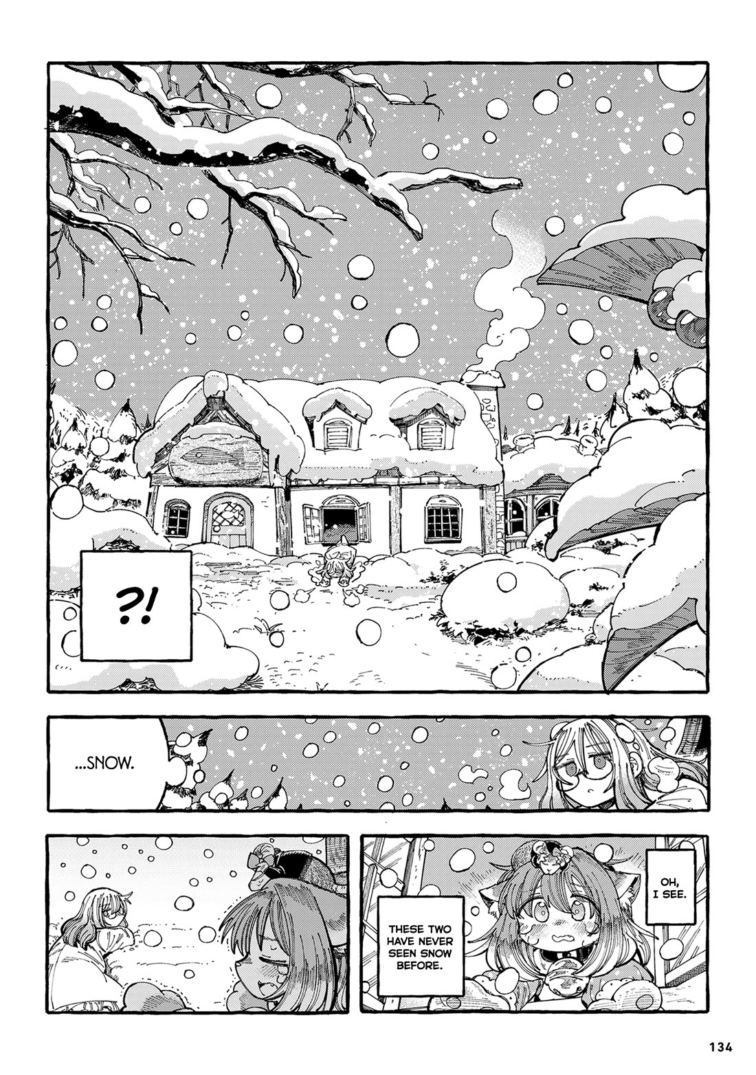 Nyako and Professor Chapter 22 page 2 - Chapter 22: Snow, Nya