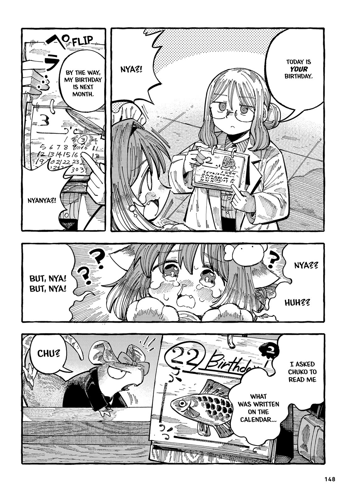 Nyako and Professor Chapter 23 page 12 - Chapter 23: Birthday, Nya