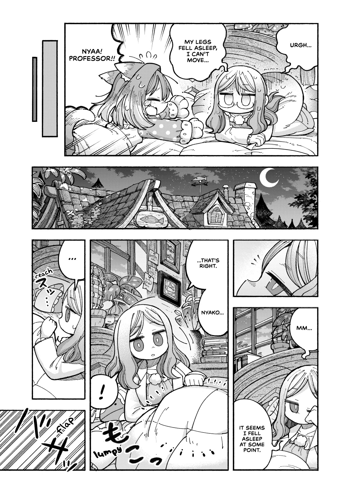 Nyako and Professor Chapter 3 page 3 - Chapter 3: Embarassing Sleeping Position