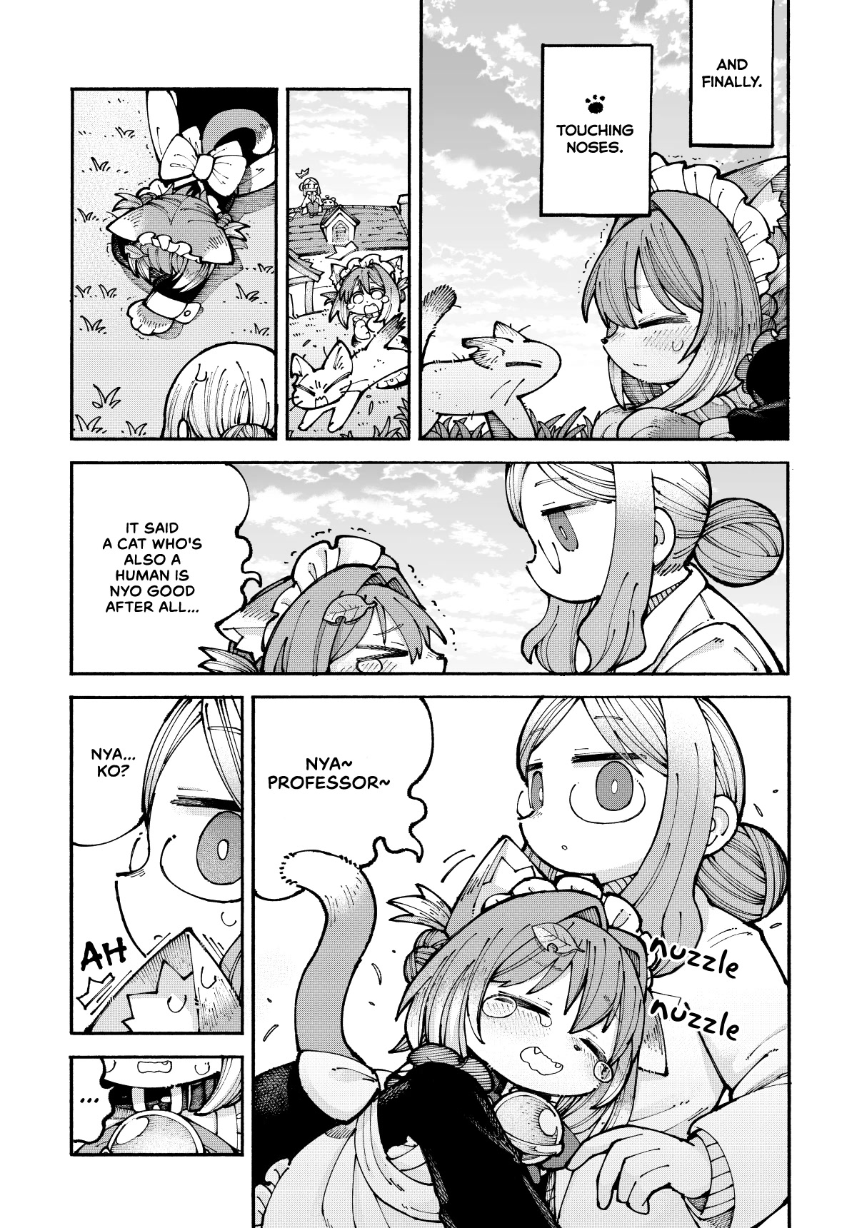 Nyako and Professor Chapter 5 page 4 - Chapter 5: Embarassing Nuzzling