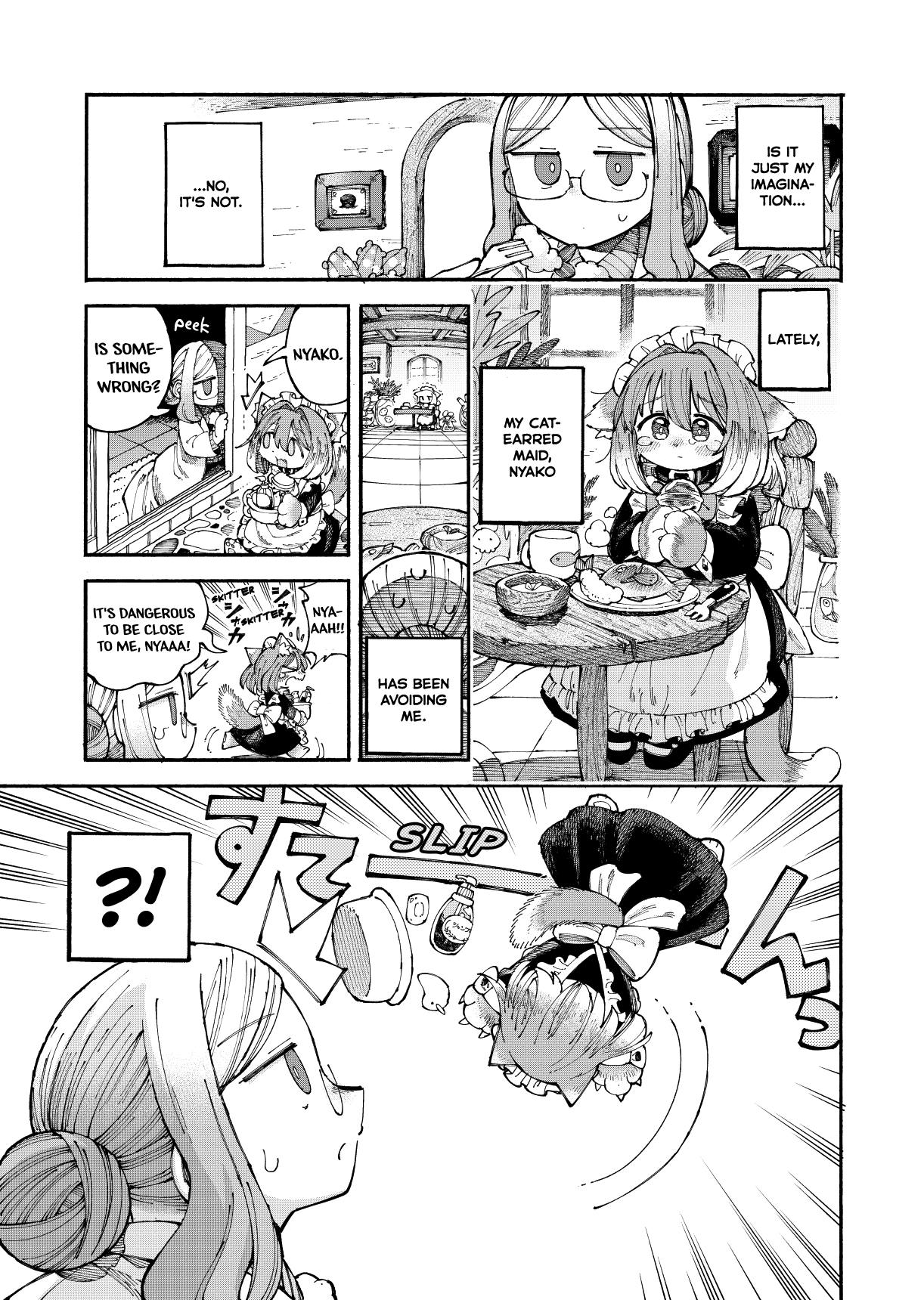 Nyako and Professor Chapter 7 page 1 - Chapter 7: Trimming Claws